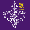 Mardi Gras Fleur de Lis Voodoo Veve purple t-shirt