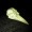 Crow skull pendant, glow in the dark