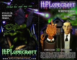 2011 H.P. Lovecraft Film Festival - Portland signed poster combo