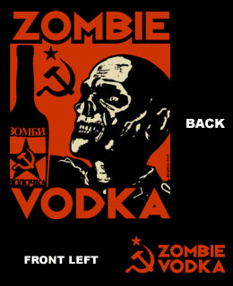 Zombie Vodka Zip up hoody