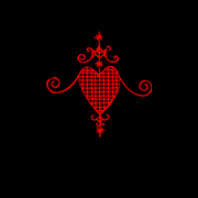 A tiny symbol for the Voodoo loa of love and art
