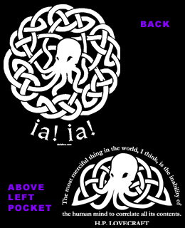 Cthulhu celtic knot work shirt