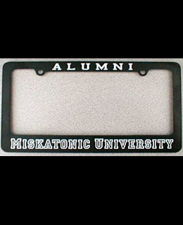 Miskatonic U. License Plate Frame