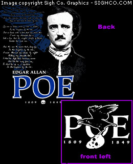 Edgar Allan Poe - Annabel Lee work shirt