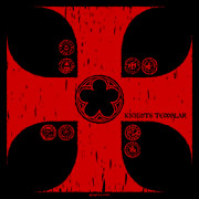 Cross and seals of the Knights of the Temple of Solomon