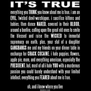 I am an evil, twisted devil-worshipper...