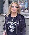 Lovely Carrol in New Orleans, with the zombies.