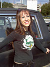 Denise and her hearse