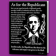 Blank notecards featuring Lovecraft's Republican rant