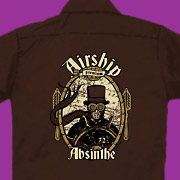 A stylish work shirt for goggle-wearing Airship captains (or pirates!).