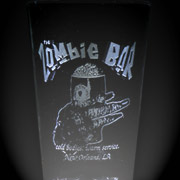 New Orleans coldspot The Zombie Bar now has an official etched glass.
